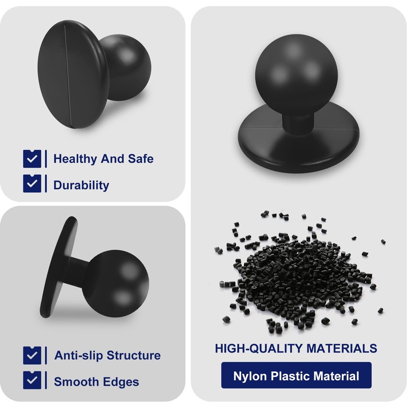 80 Pieces Ball Buttons for Chef Jackets, Round Buttons, Chef