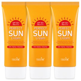Touch Me Perfect Sun Cream 3-Pack SPF50+PA++++ Triple-Function Daily Sun Cream / 터치미 퍼펙트 썬크림 3개 SPF50+PA++++  3중기능성 데일리선크림