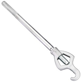 NYXOVA Fire Hydrant Wrench Tool – Heavy Duty Adjustable Carbon Steel Spanner for 1.5"–6" Nuts, Loosening Caps, Opening Valves, Tightening Fittings and Pipes