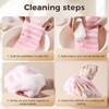 Exfoliating Bath Towel, Tear Resistant Exfoliating Washcloth, Long Washcloth, Back