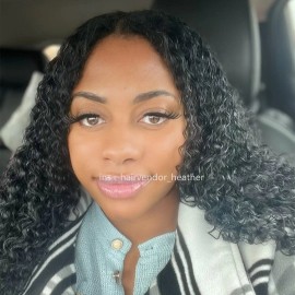 14a Grade Human Hair Bundles Bone Straight Original Burmese Curly Human Hair Wigs Bundles Supplierstyle: 1, color: kinky curly 1 bundle, Stretched Length: 12 inches
