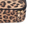 3pcs Makeup Cosmetic Storage Bag PU Leather Waterproof Zipper Closure