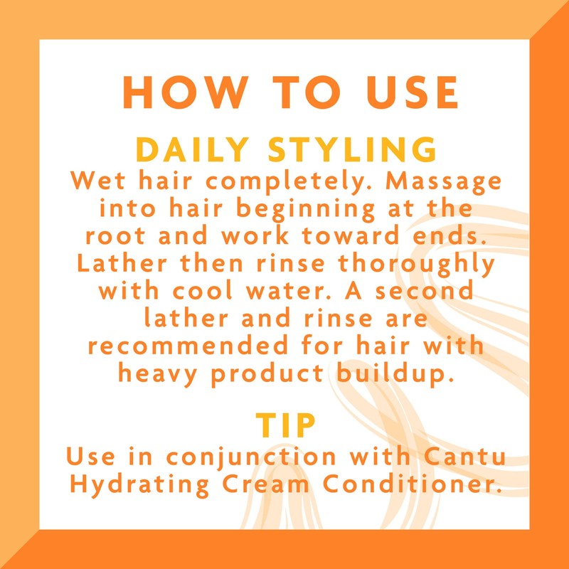 Cantu Shea Butter Natural Hair Cleansing Cream Shampoo - 25oz,