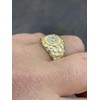 Men's 0.5ct Moissanite Ring - 14k Gold Vermeil Solid 925