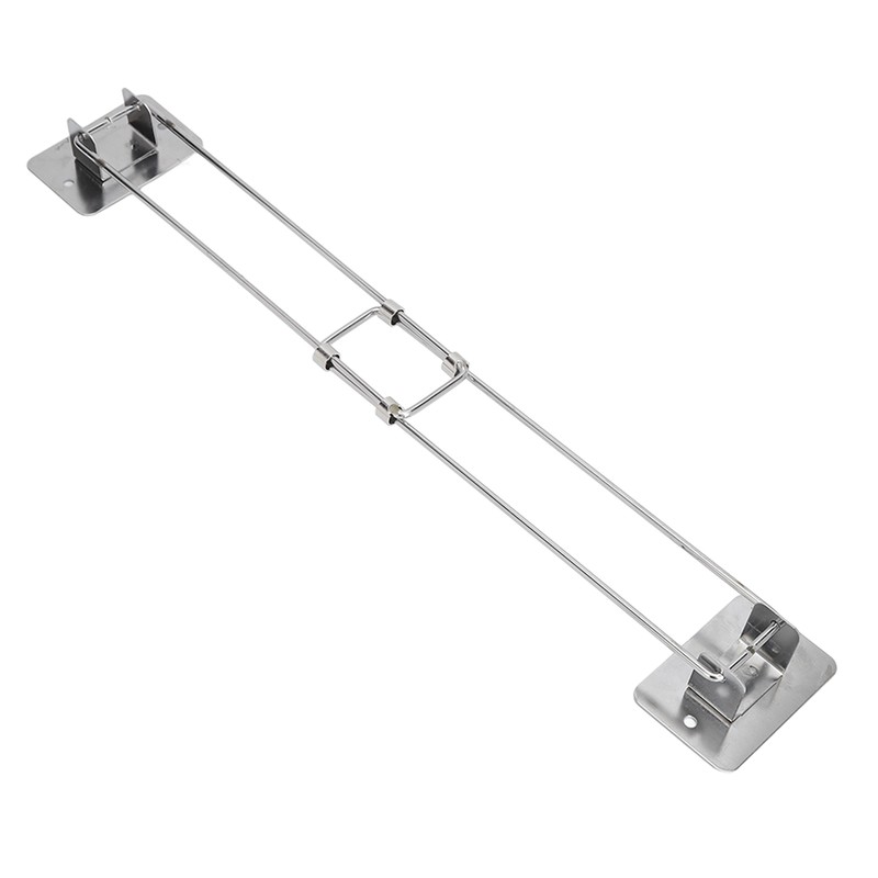 195‑345mm RV Shower Corner Storage Bar Stainless Steel Adjustable Bathroom