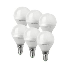 MEGAMANN Classic LED Bulb E14 3.5 W 250 ml 4000,000 A + REF MM06401 (6x)