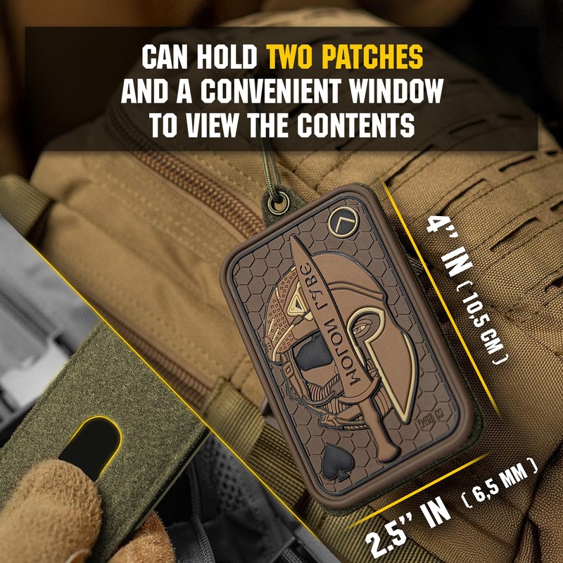M-Tac Tactical ID and Patch Holder with Velcro Surface and