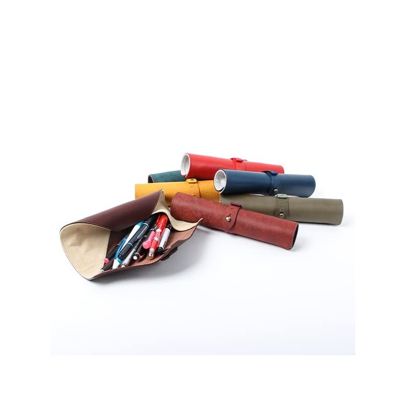 m+ Rotolo SUEDE Pencil Case, Roll-up Pen Case, Stylish, Business