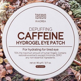 TENZERO Eye Patch Set Moisturizing Depuffing Caffeine Hydrogel Eye Patch 60 Pieces / TENZERO 아이 패치 세트 수분 공급 디퍼핑 카페인 하이드로겔 아이패치 1개 60개입