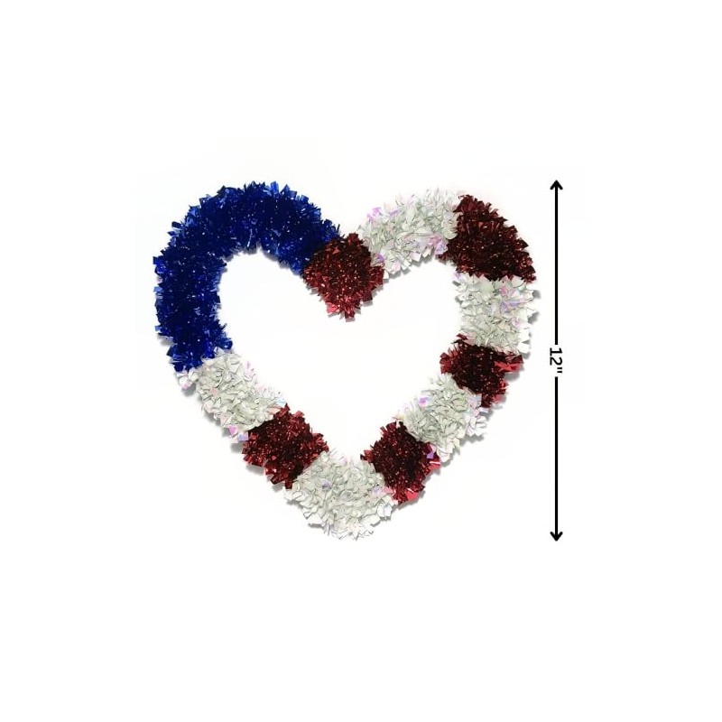 Brite Star 96-074-00 Patriotic Tinsel, Red/Blue/White