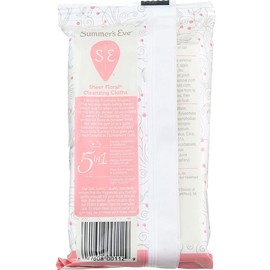 Summers Eve Cleansing Cloths 32 Count Sheer Floral