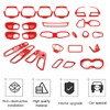 CheroCar 31 PCS Full Set Interior Decoration Trim Kit for