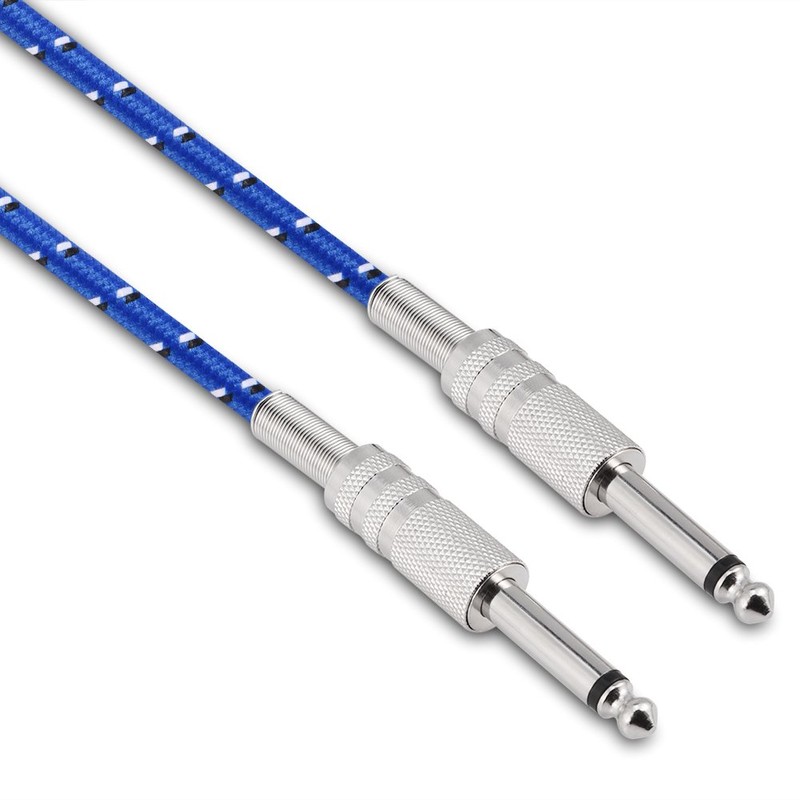 Cable de Guitarra, Cable de Audio Mono para Bajos Macho