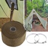 Fireproof Pipe Wrap Basalt Fiber Heat Tape, Heat Resistants Pipe