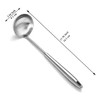 ReaNea Soup Ladle 43cm, Stainless Steel Ladle, Long, Deep and