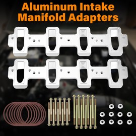 VCC15S LS1 Cathedral Port Cylinder Head Rectangle Intake Manifold Adapter Plates to LS3 LSA ZL1 CTS-V