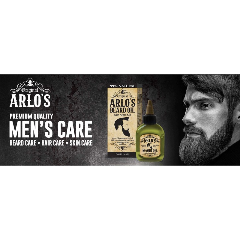 Arlo's Beard Oil Includes - Argan Tea Tree Vitamin E