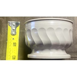 Turnbury Lot of 6 Turnbury By Dinex Grey/Tan  Insulated Bowl Melmac Melamine #3200