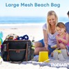 VIGEGARI Large Mesh Beach Bag - XL Beach Tote Sandproof
