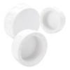 Qrity 2 Pack Pipe Fitting Cap, 32mm (1") White Female