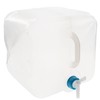 UST 5 Gal Water Carrier Cube with Collapsible, Transparent, Compact