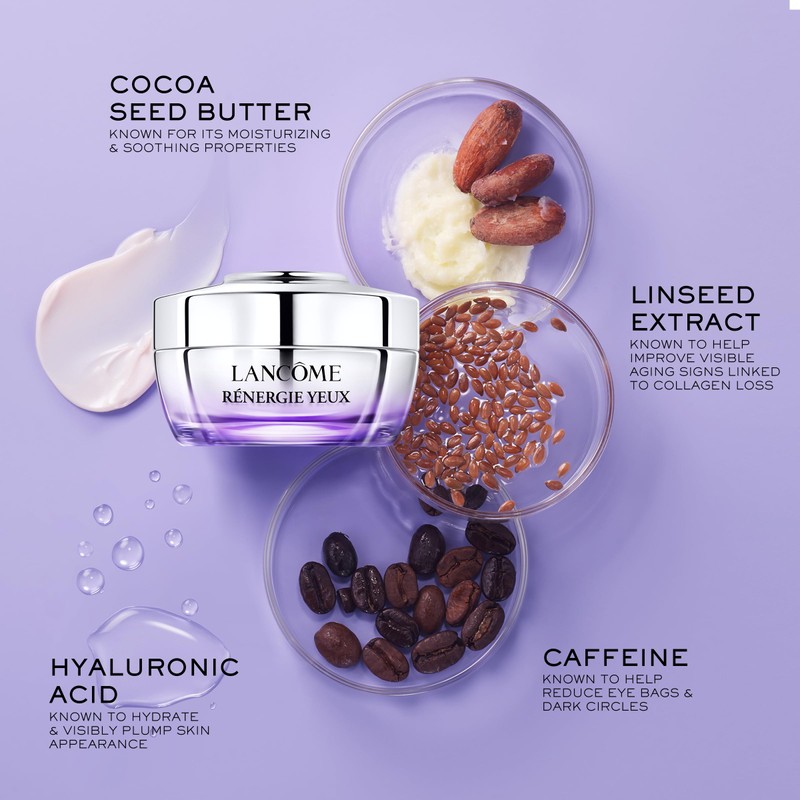 Lancôme Rénergie Eye Cream - With Caffeine, Hyaluronic Acid &