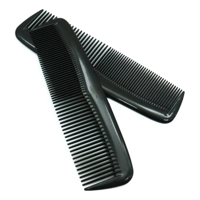 Pack 50 Peines Bolsillo Negro Cosmetic Box Plástico Peinado Práctico