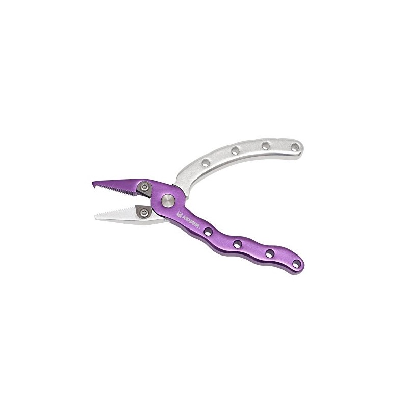 4.5 Inch Aluminum Pliers Grape/Silver