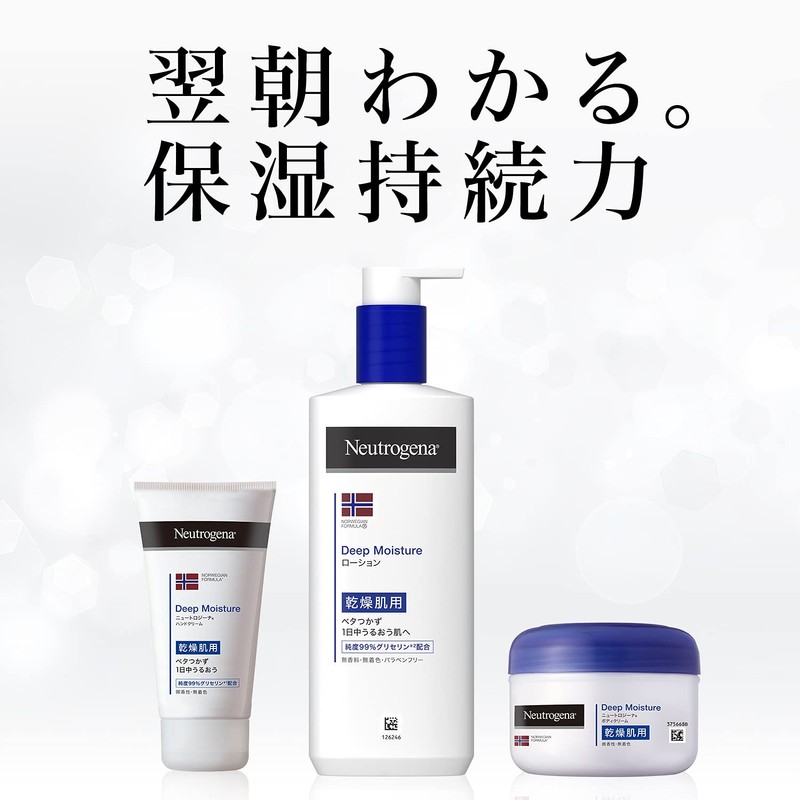 Neutrogena Norwegian Formula Deep Moisture Body Cream for Dry Skin,