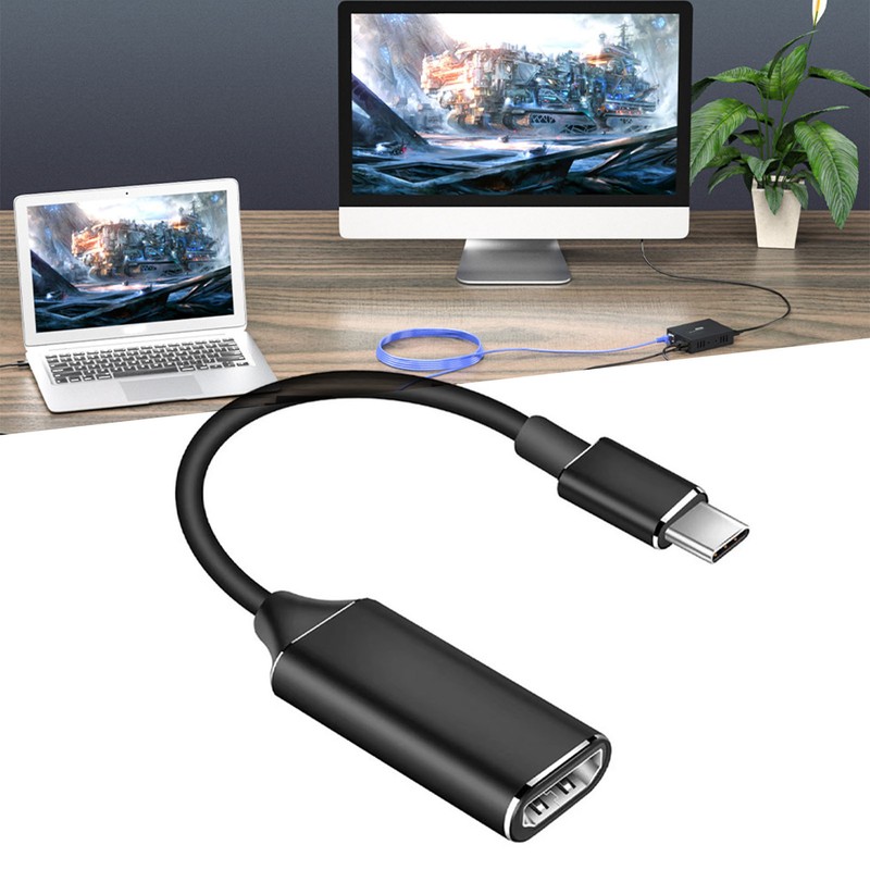 Type C to HD Multimedia Interface Adapter 4K Aluminum Alloy