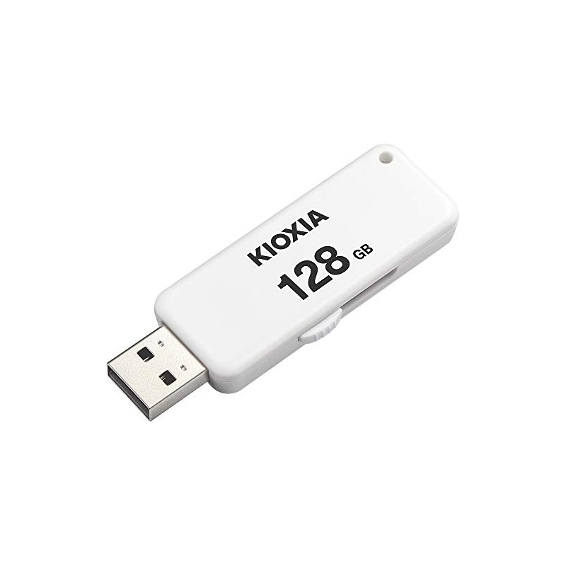 Kioxia U203 Slide TransMemory 128GB USB2.0 Flash Drive Portable Data