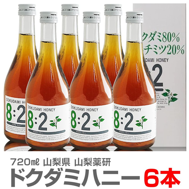 Dokudami Honey, 16.9 fl oz (500 ml), Set of 6