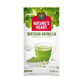 Nature's Heart 7502252484421 Te Matcha Vanilla, Matcha, vainilla, 30 gramos