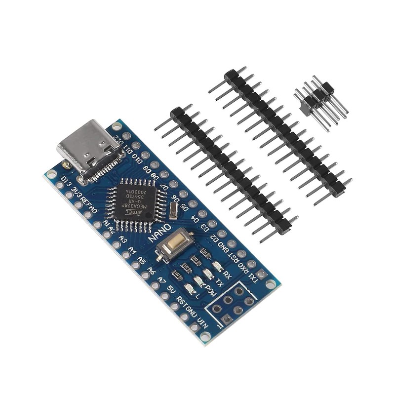 KEAcvise Nano 3.0 ATmega328P Controller Board (6-Pack) with Type-C USB