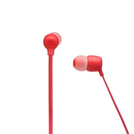 JBL TUNE125BT JBLT125BTCOR Bluetooth Earphones, Multi-Point Compatible, Wireless, Microphone Remote Control, USB Type-C Charging, Built-in Magnet, Coral