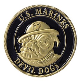 United States Marine Corps USMC Devil Dogs Challenge Coin