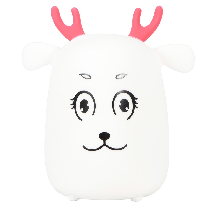 Innovative Cute Deer shaped Silicone Night Light USB Rechargeable Pat