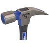 Vaughan 123-38 FS505M Straight Claw Fiberglass Hammer, Milled Face, 24-Ounce