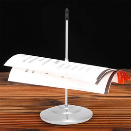 Receipt Holder Spike,Thick Stainless Steel Letter Receipt Spike for Office Restaurant Bar