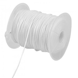 1.5 mm White Nylon Cord Braided Lift 100 Yards Venetian Lift Shade Cord Roller Blinds Replacement Cord Braided Lift Shade Cord for Blinds Aluminium Blind Shade Roman Blinds Necklace Bracelets