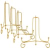 LIONWEI LIONWELI 6 Inch Gold Iron Plate Stand Holder Easel