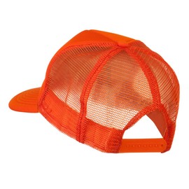 Foam Front Golf Style Mesh Back Cap - Orange OSFM