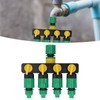 Water Hose Splitter ABS Material 4 Way Stainless Durable Garden