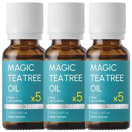 Blanc Nature Magic Tea Tree Oil, 20ml, 3 pcs / 블랑네이처 매직 티트리 오일, 20ml, 3개