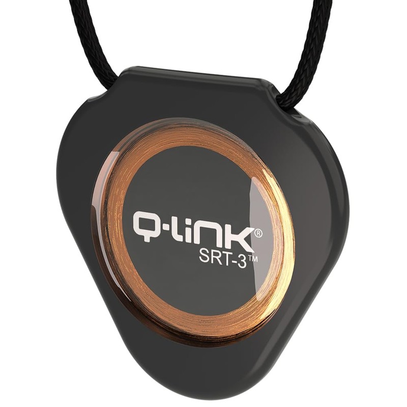 Q-Link Triangle Acrylic SRT-3 Pendant - Black