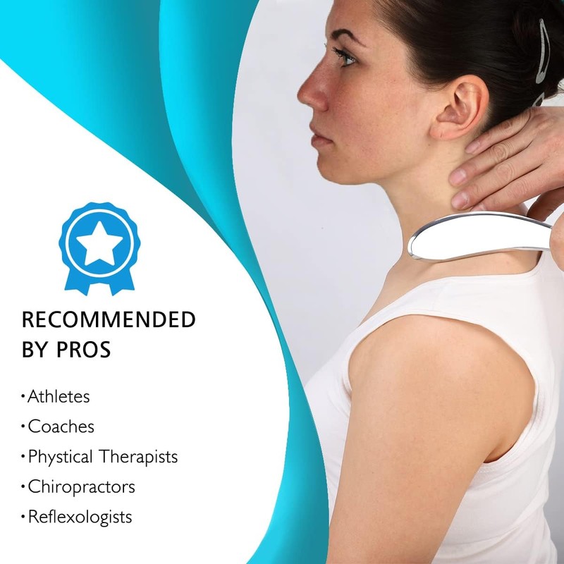 Gua Sha Tools, herramienta de masaje para raspar de acero