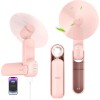 Ohjoin 4 IN 1 Portable Mini Handheld Fan,Personal Foldable Pocket