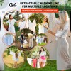 G4GADGET Outdoor Retractable Clothes Line 15m – Heavy Duty Retractable