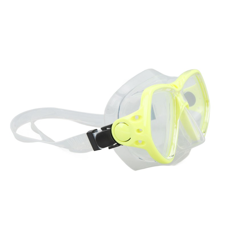 Diving Goggles Swim Glasses Silicone Adjustable Strap Tempered Glass Thickened