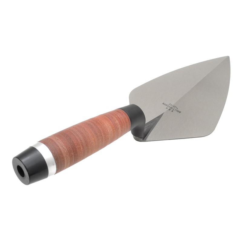 MARSHALLTOWN London Wide Brick Trowels, Leather Handle, 267mm Length, 146mm
